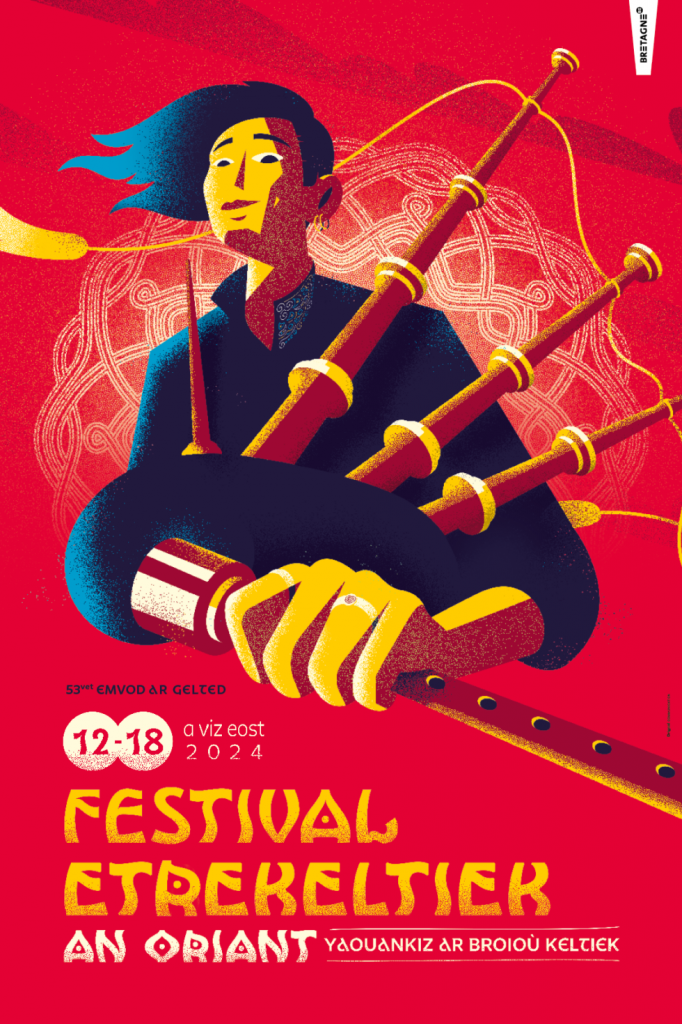 Affiche Festival Interceltique Lorient 2024